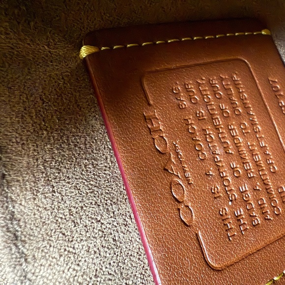 Coach purse Brown & Gold Amelia Saddle Bag/Purse/Pocketbook NWOT - Picture 6 of 8